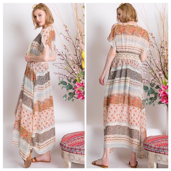 *CLEARANCE* Boho Country Kimono Cardigan - Picture 8 of 12